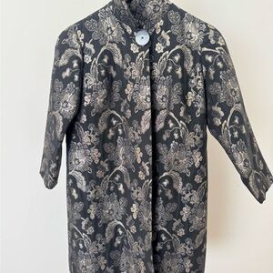 Elegant Floral Women's Coat